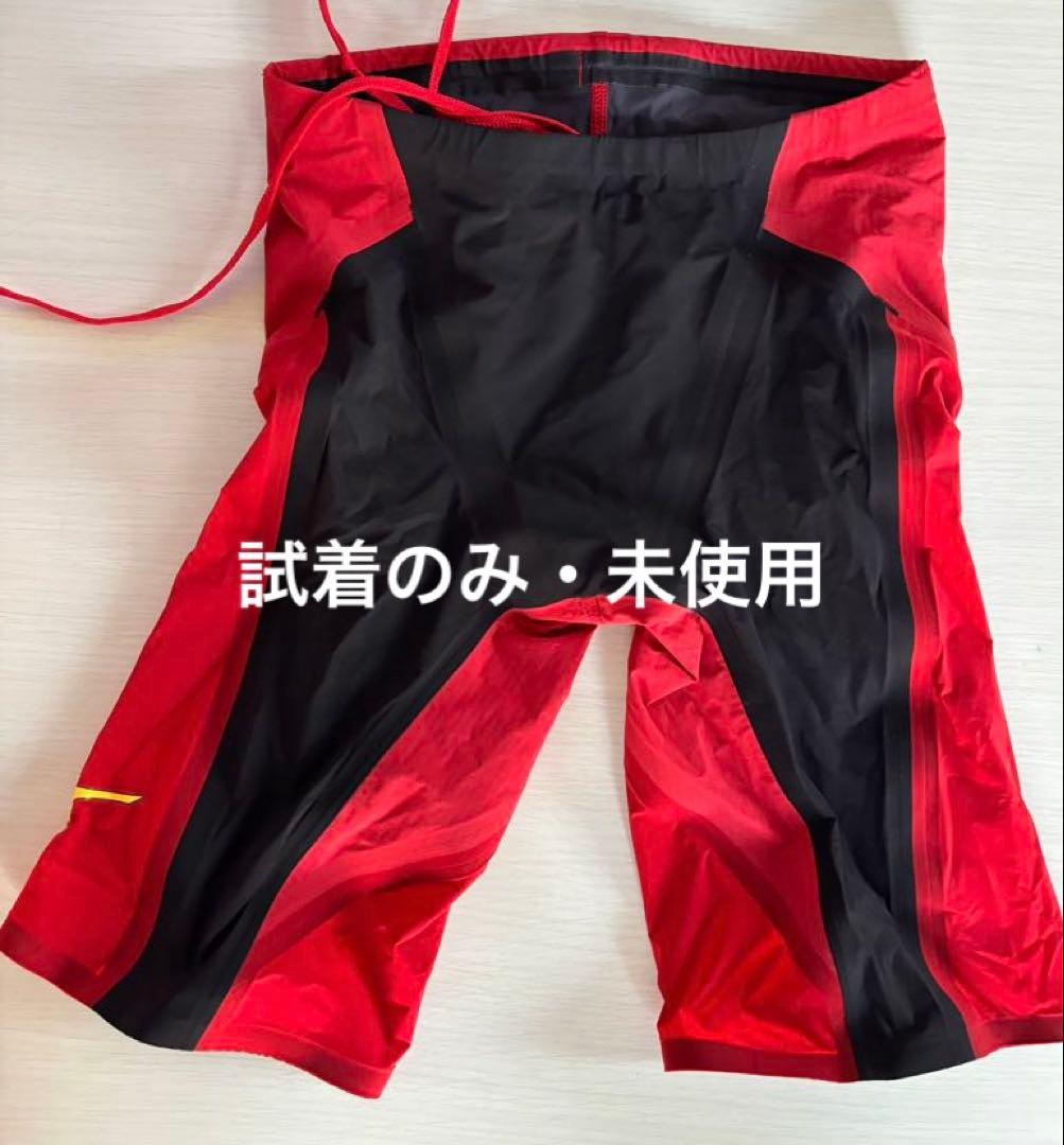 Mizuno 【GX・SONIC・6】競泳用試合水着 レッド/ブラック