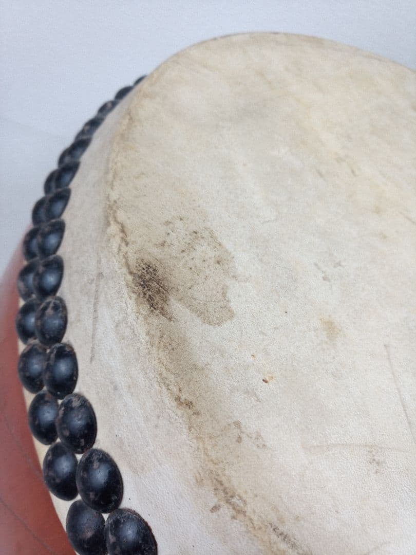 和太鼓 本欅胴 長胴太鼓 面径約30cm　*AN26