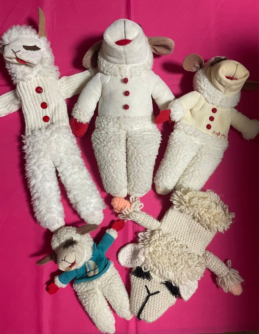 Lambchops ラムチョップ パペット ぬいぐるみ　5個セット