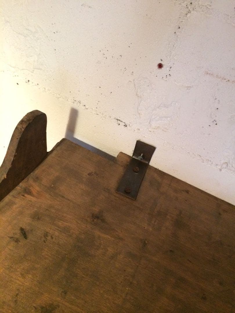 アンティーク木製オープンシェルフ