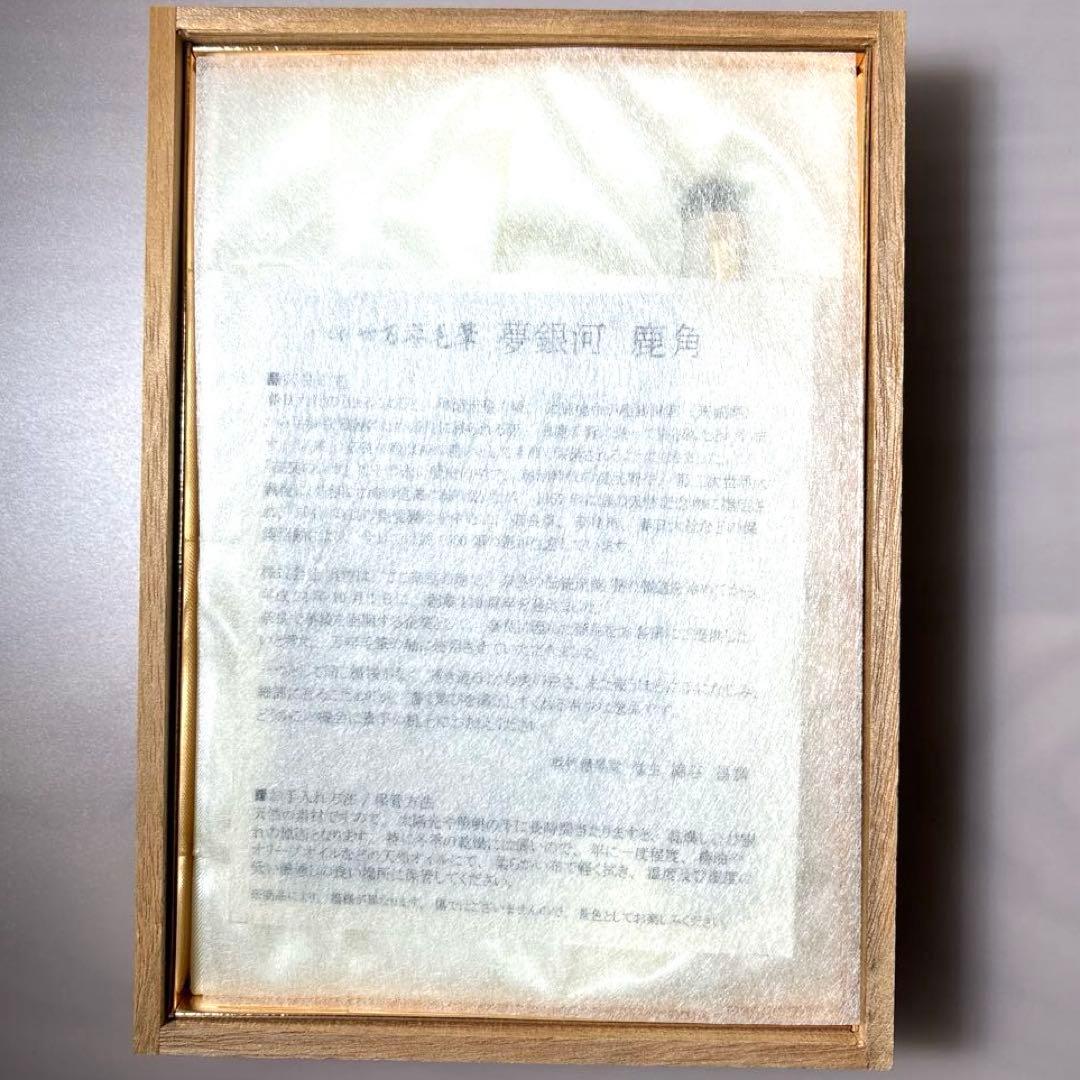 【新品】 くれ竹 万年毛筆 夢銀河 鹿角　呉竹　筆ペン