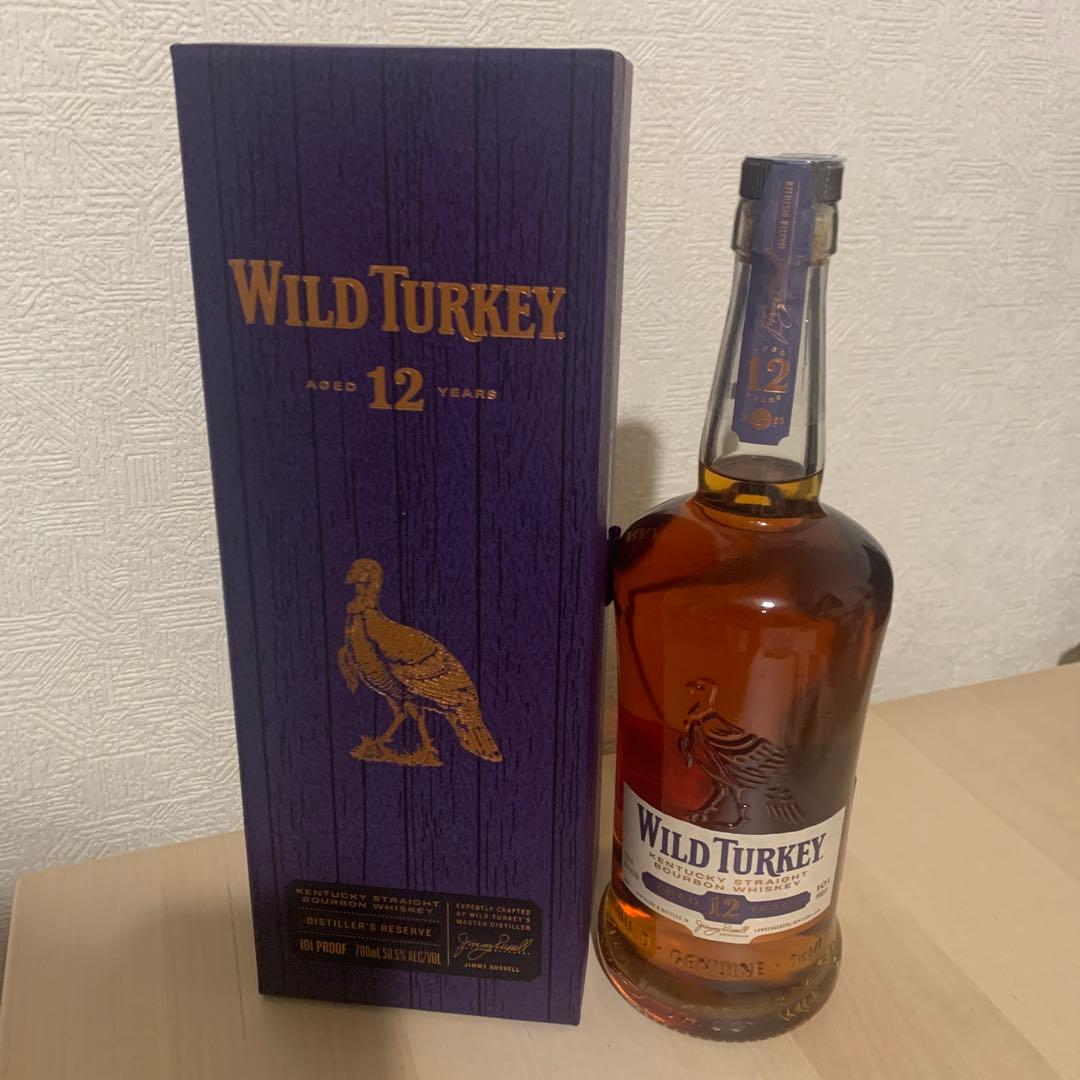 【未開栓 終売品】ワイルドターキー 12年 箱付き
