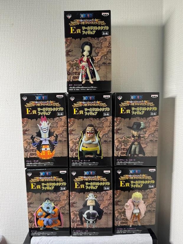 ワンピース　ワールドコレクタブルフィギュアー王下七武海ー　E賞7体セット