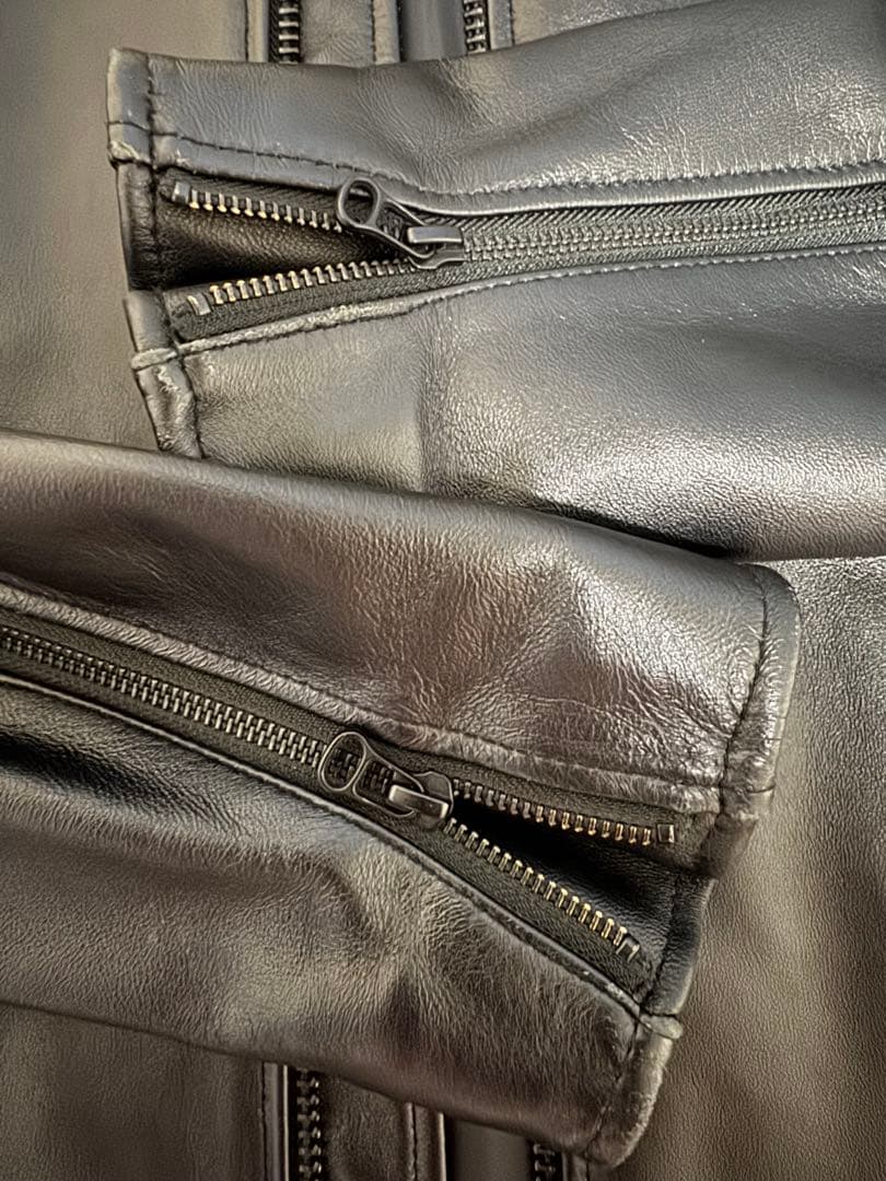 AVIREX ライダースジャケット　ラムレザー