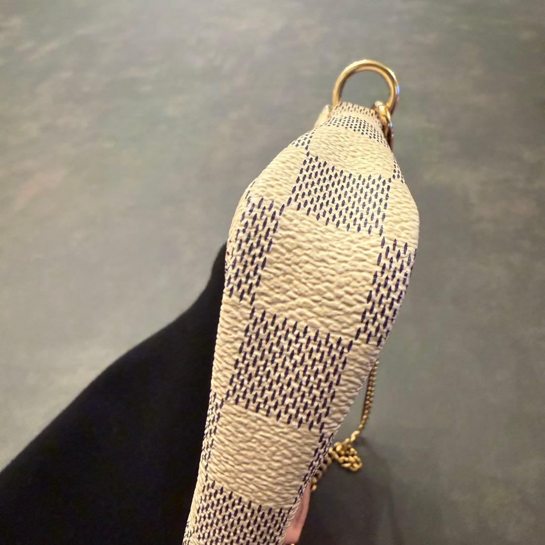 ルイ・ヴィトン ダミエ・アズール ミニ・ポシェット・アクセソワール