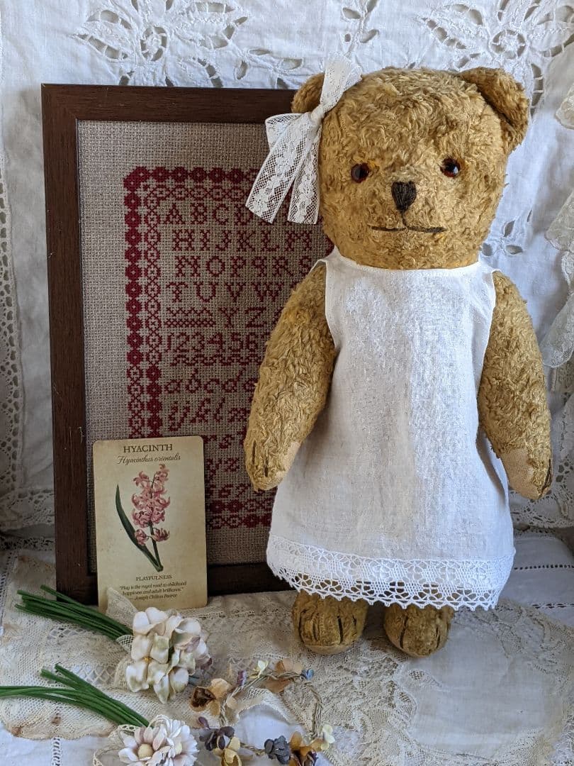 【p】アンティークベア　アンティークテディベア　イギリス