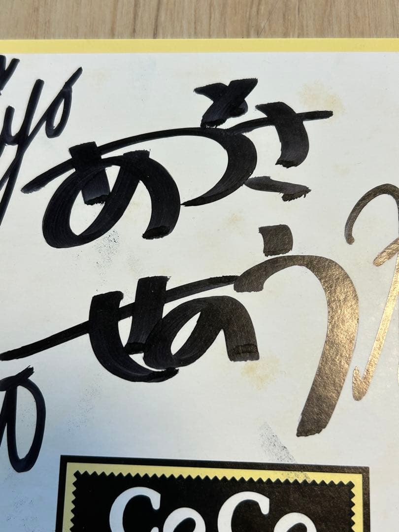 COCO 直筆サイン色紙　三浦理恵子　瀬能あづさ　大野幹代　羽田恵理香　宮前真樹