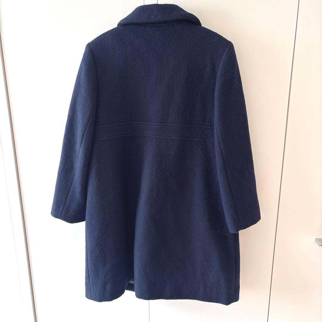 即日発送⭐︎MIKIHOUSE⭐︎ミキハウス　ウールコート ネイビー受験　塾　120