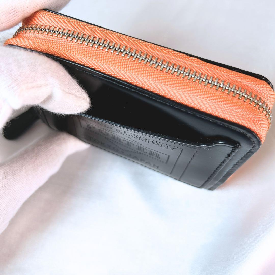 限定品 PORTER 6連 キーケース カードケース ガラスレザー ブラック