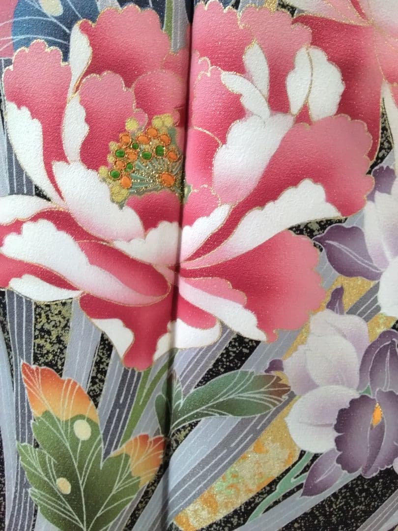 振袖フルセット、正絹落款、成人式、重ね衿帯揚げ帯締め、西陣袋帯、襦袢、ガード加工