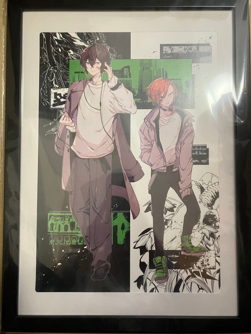 文豪ストレイドッグス カラー複製原画 太宰治 中原中也