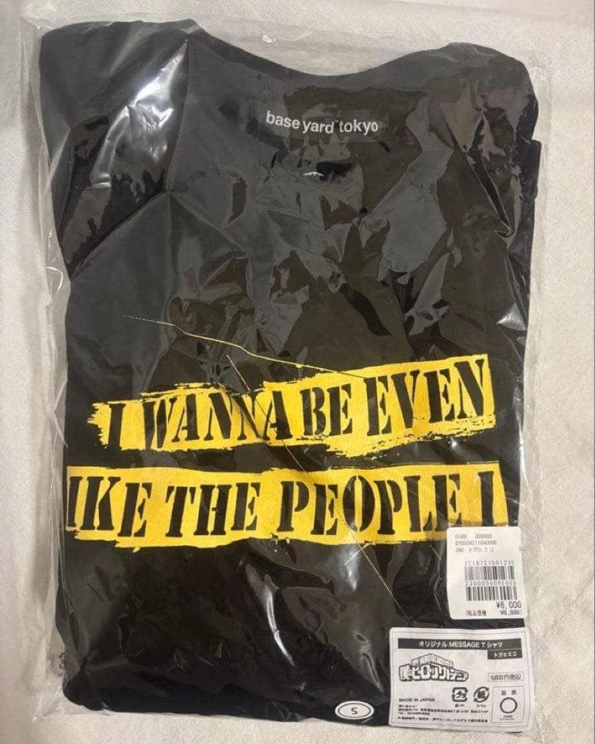 僕のヒーローアカデミア　ベースヤードトーキョー　トガヒミコ　Tシャツ　Sサイズ