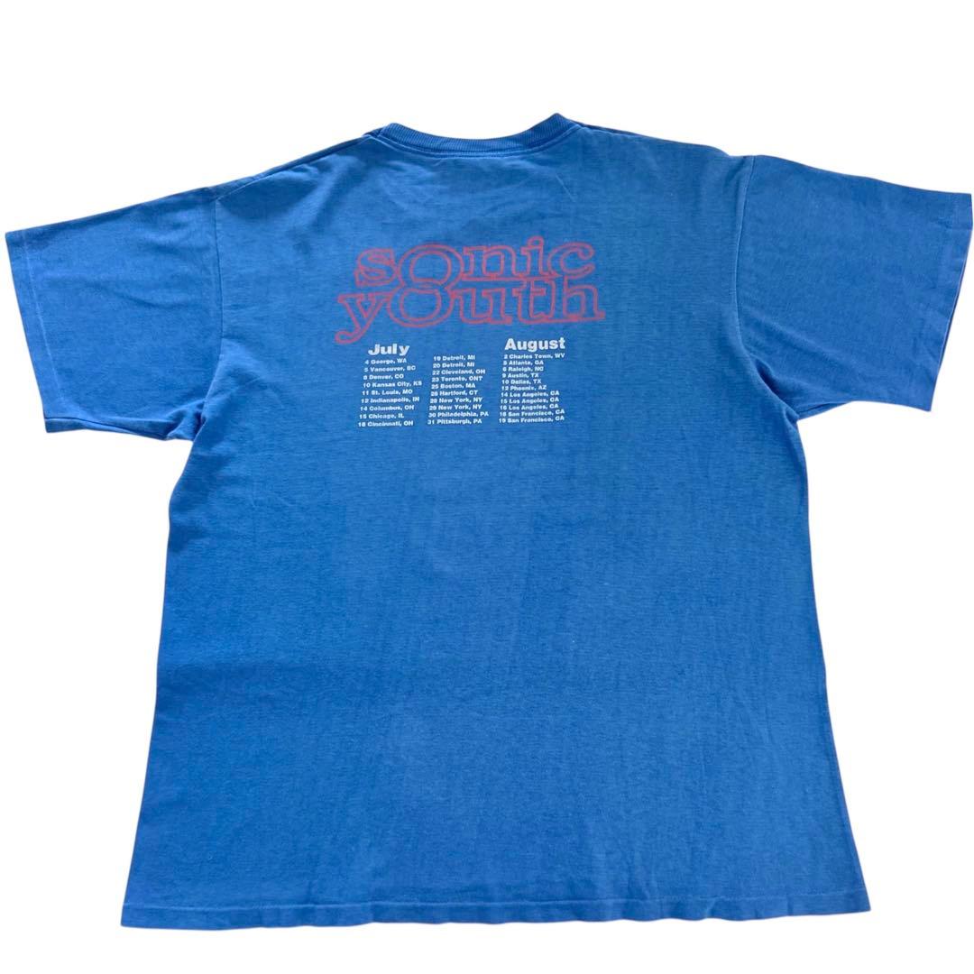 Sonic Youth Tシャツ 青 ヴィンテージ