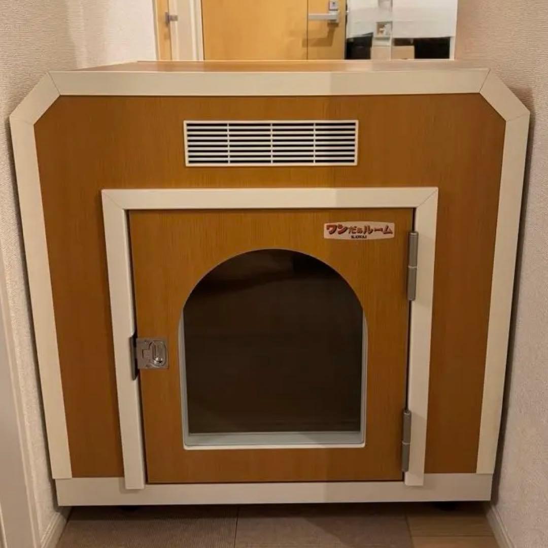 ワンだぁルーム　KAWAI カワイ音響　ペット用防音室　防音ケージ　木目調