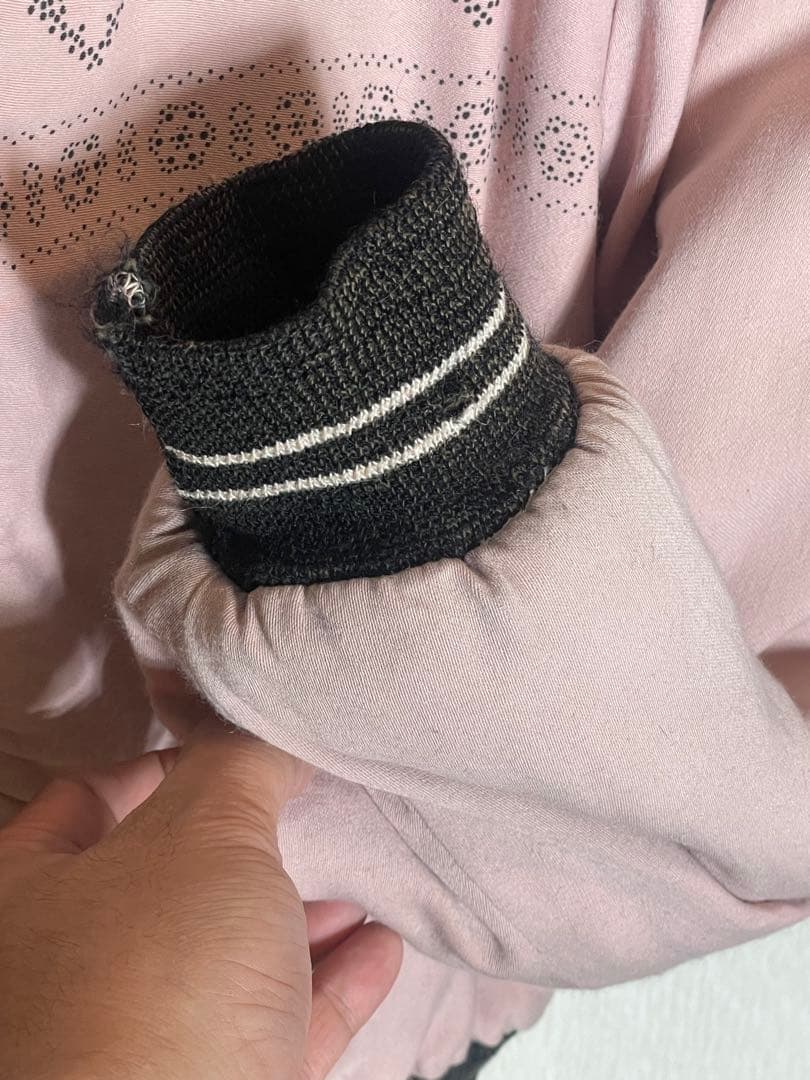 50‘s ビンテージ ギャバ　雪柄