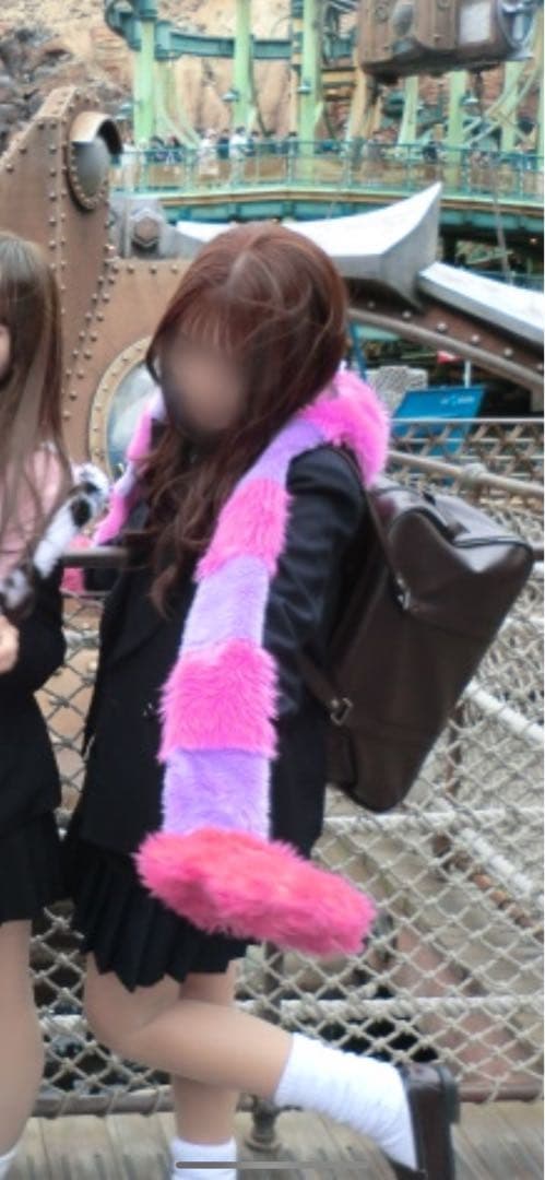 ディズニーチシャ猫　ファンキャップマフラー