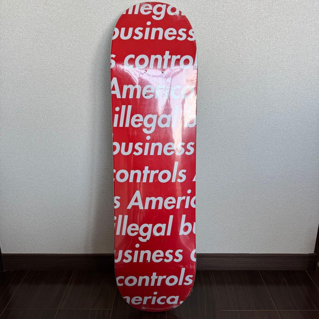 スケートボード Supreme Illegal Business Skateboard Red