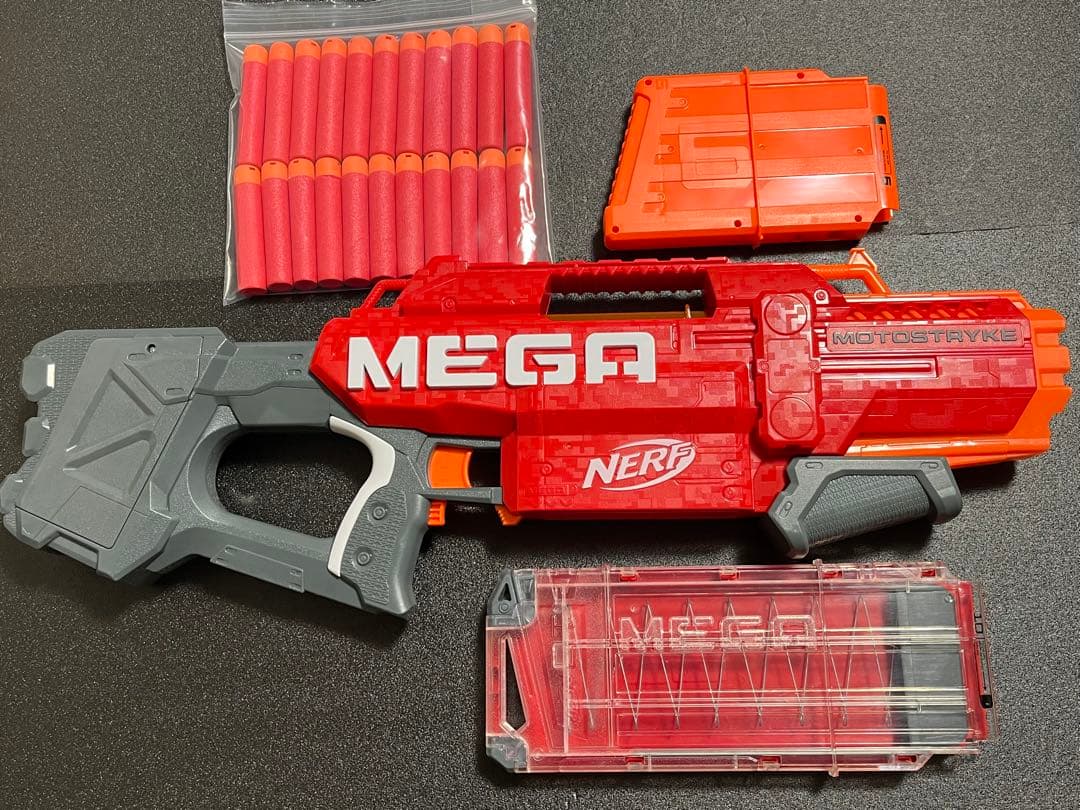 ナーフ MEGA メガ モトストライク ＋ 6連マガジン セット