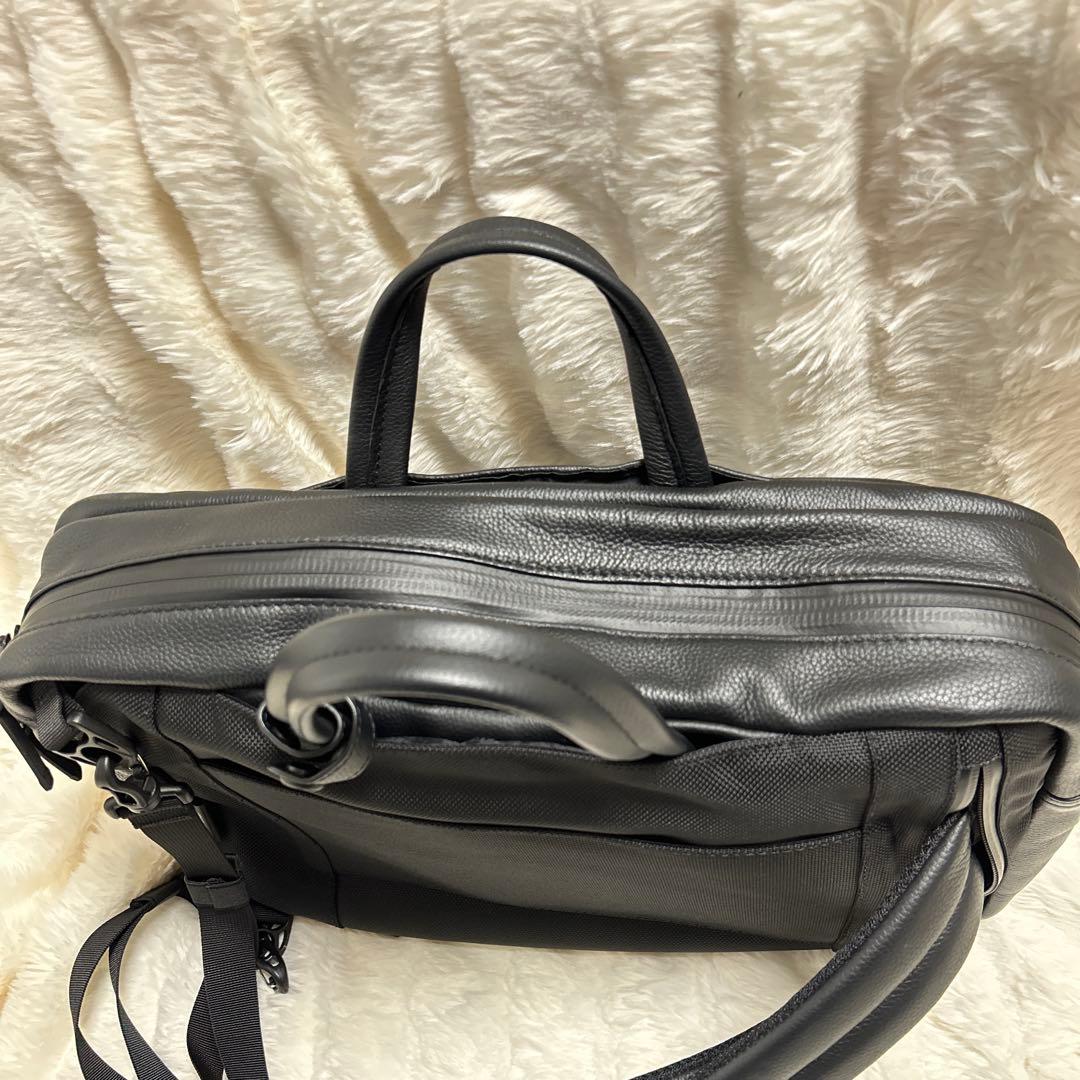 【美品】BROSKI AND SUPPLY／3way ビジネスバッグ／レザー