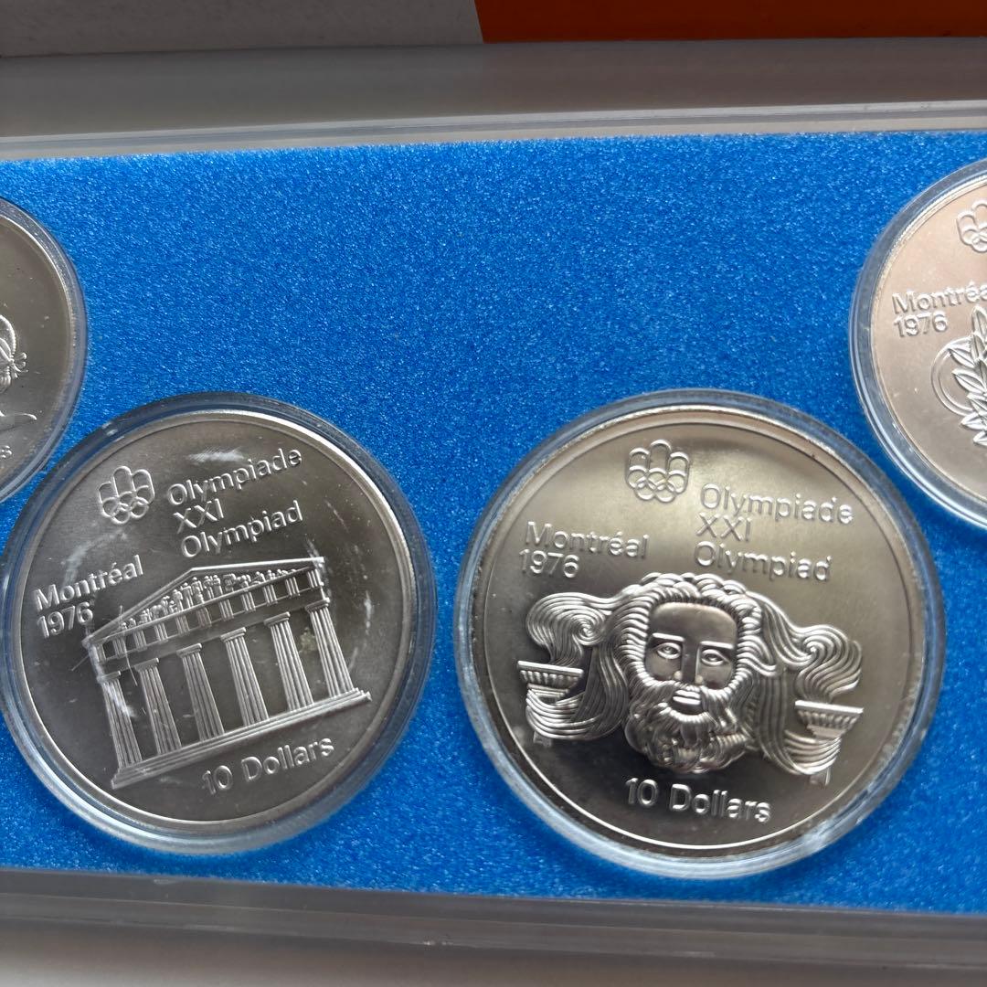 ら*ち様 モントリオールオリンピック記念銀貨セット