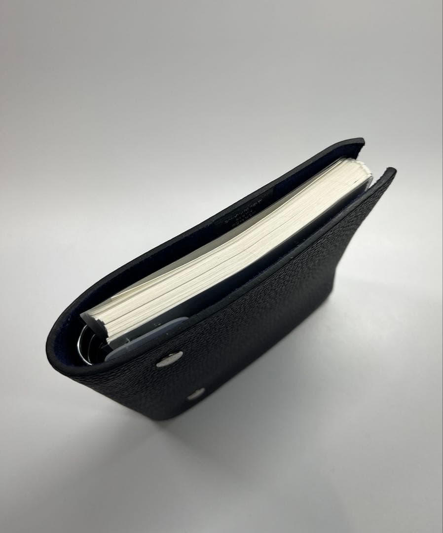 HERMESエルメス ユリス PM ダークブルー手帳【未使用品】