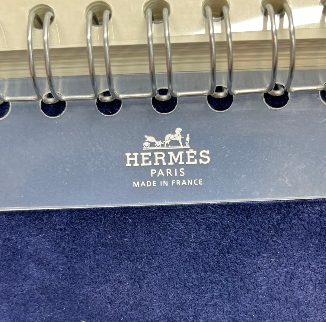 HERMESエルメス ユリス PM ダークブルー手帳【未使用品】
