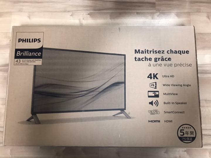 Philipsフィリップス 438P1/11 [43インチ]4K 60hz