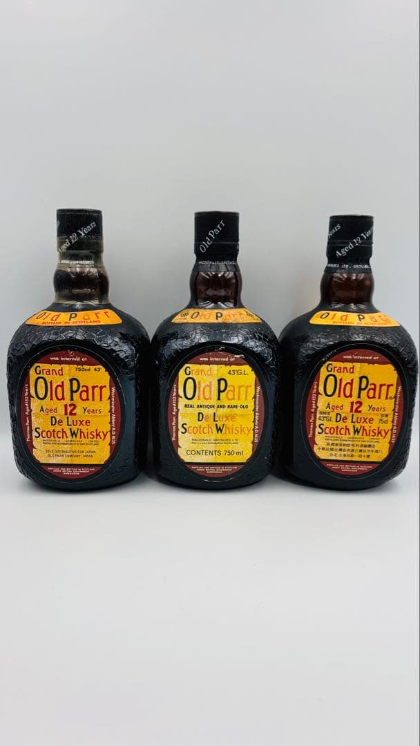 オールドパー12年 3本セット 750ml まとめ売り スコッチウイスキー 古酒