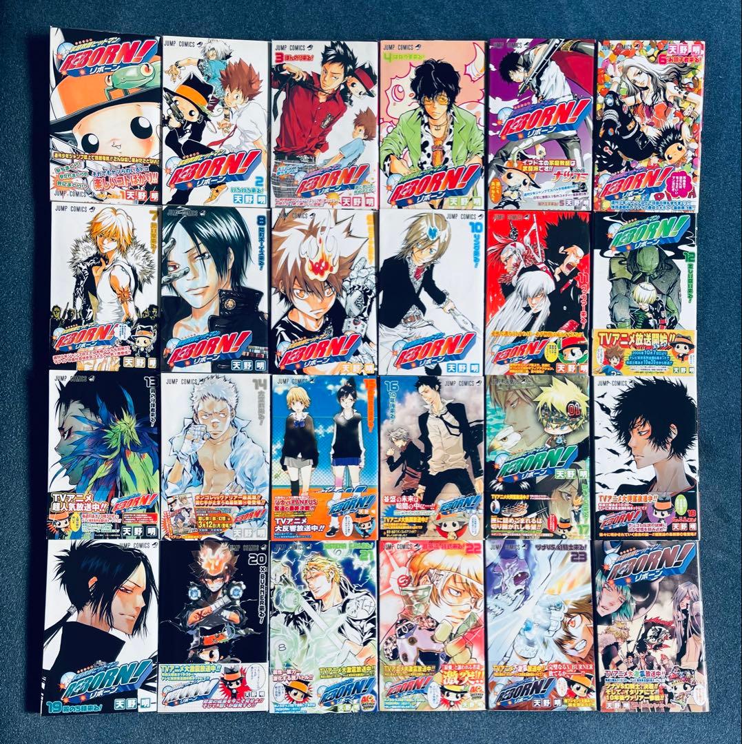 家庭教師ヒットマンReborn! ★ 全巻初版 ★ 全巻チラシ付き + おまけ