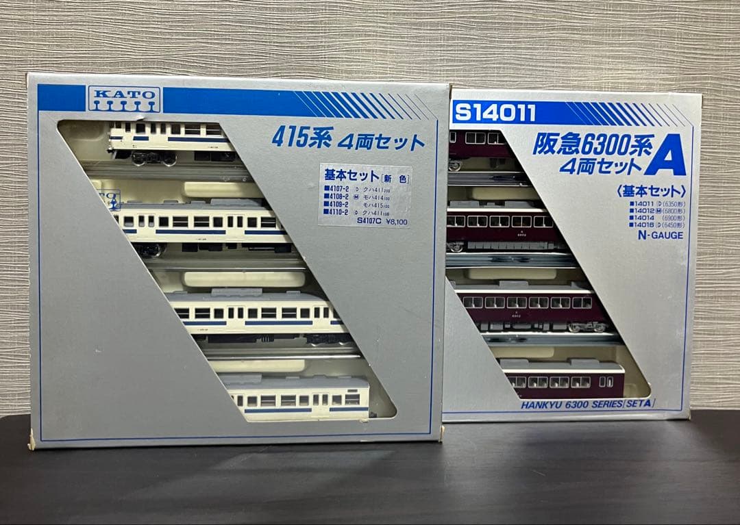 Nゲージ　KATO 415系4両セット・阪急6300系4両セットA