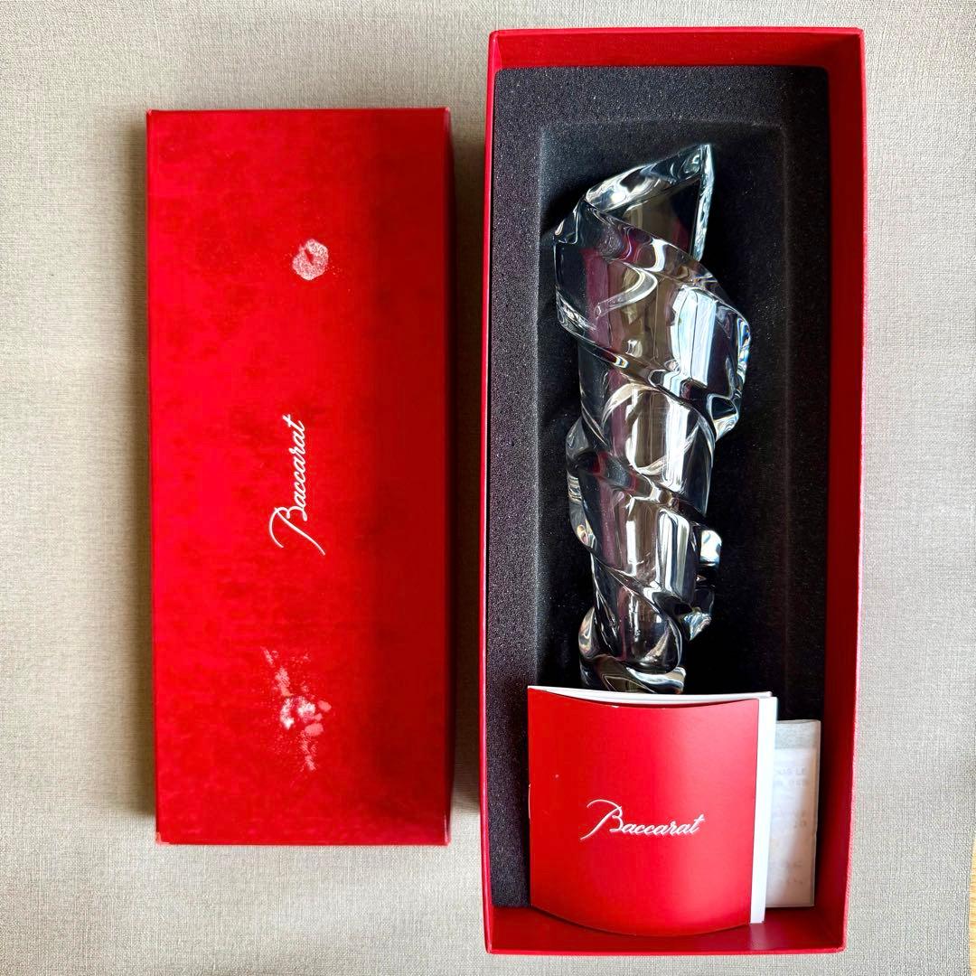 【本体美品】 バカラ クリスタルオブジェ 箱・説明書付き（箱にやや傷みあり）