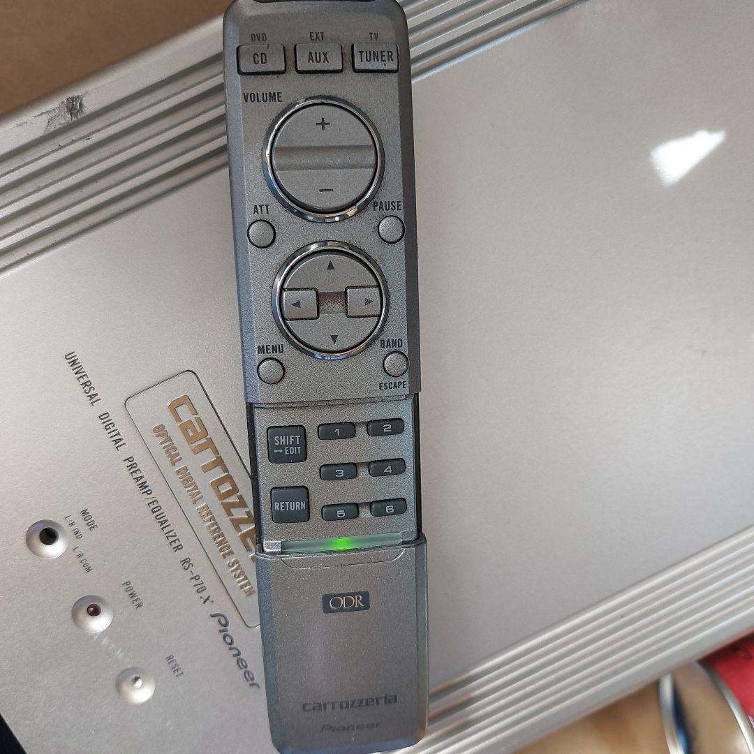 02ジャンク品扱いパイオニア　カロッツエリアRS-P70X デジタルプロセッサー