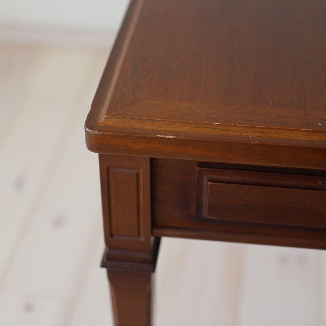 maruni/マルニ木工　地中海　木製 サイドテーブル 引き出し付き