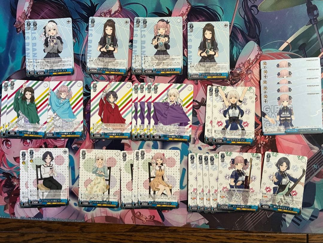 ヴァイスシュヴァルツ ガールズバンドクライ デッキ+パーツ まとめ売り