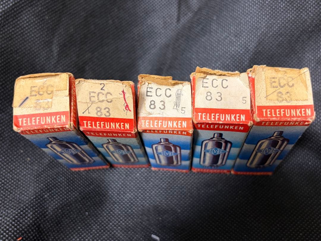 松*一様 TELEFUNKEN ECC83 真空管 5本セット