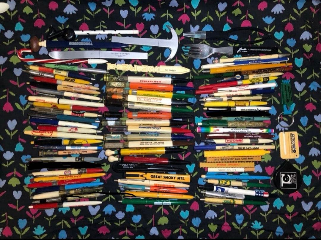 USAボールペン等91本 vintage ノベルティ 広告 企業物