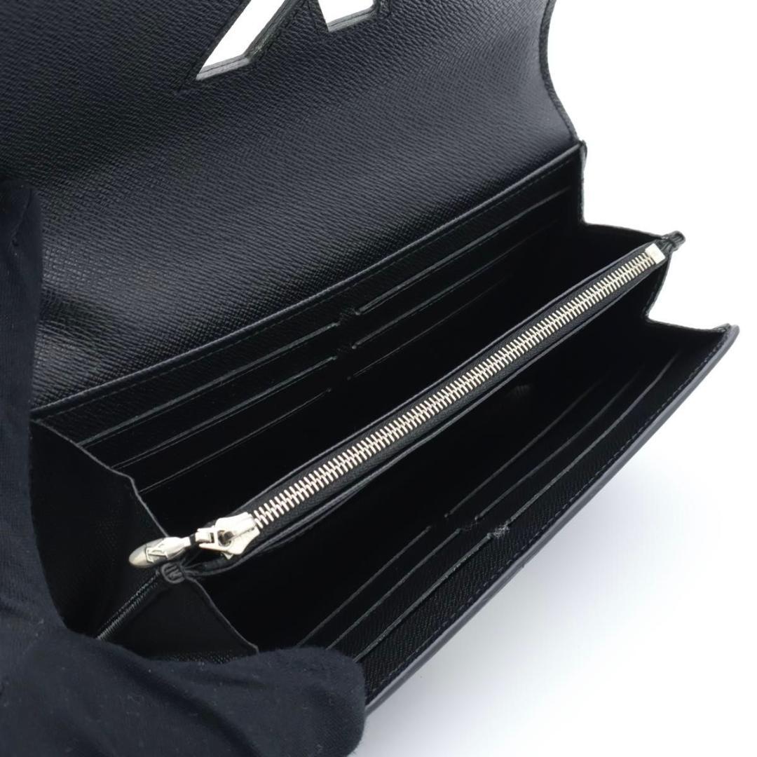 【美品】ルイヴィトン　ポルトフォイユツイスト　エピ　長財布　黒