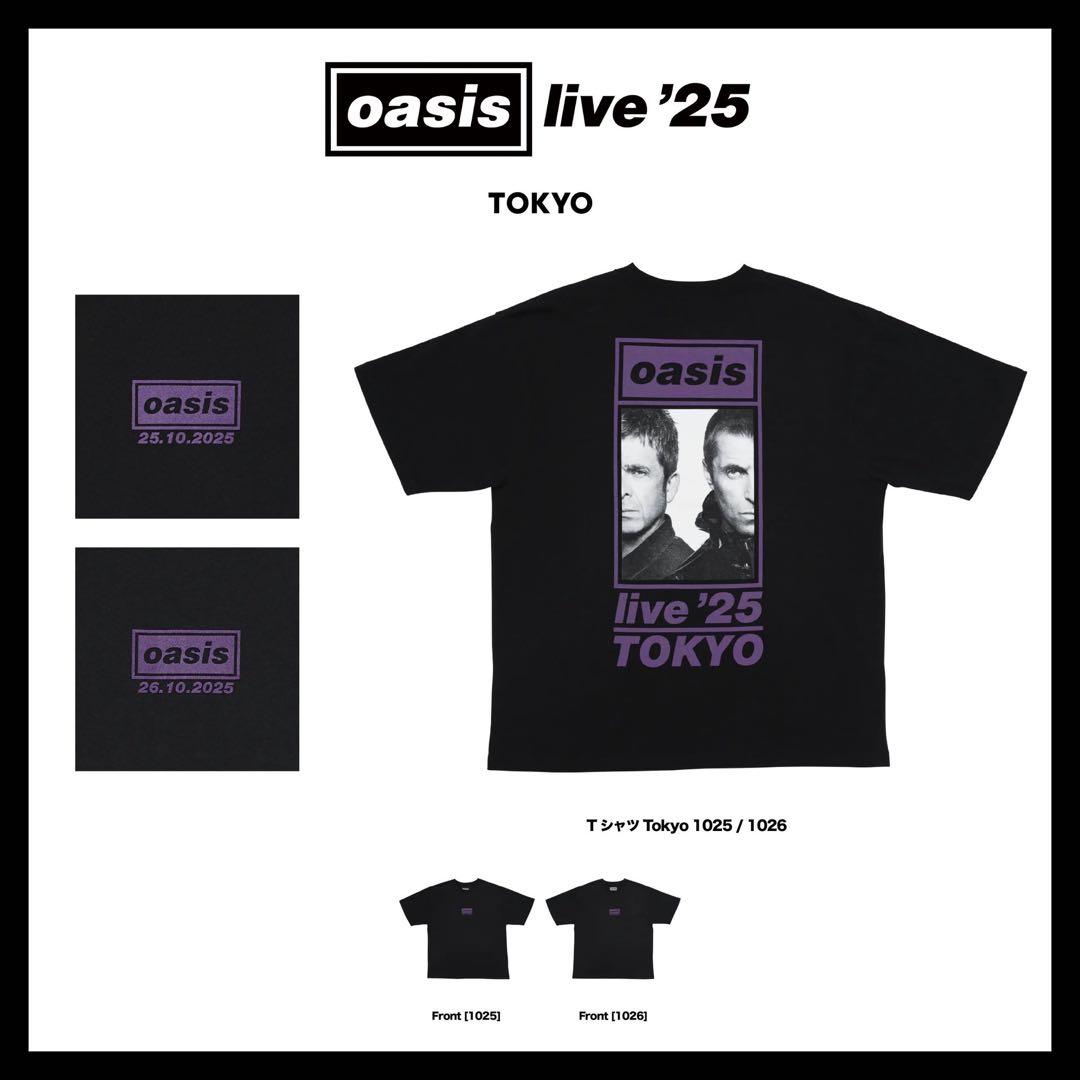 oasis live '25 TOKYO Tシャツ XL