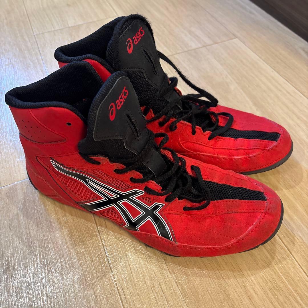 ASICS ボクシングシューズ レッド