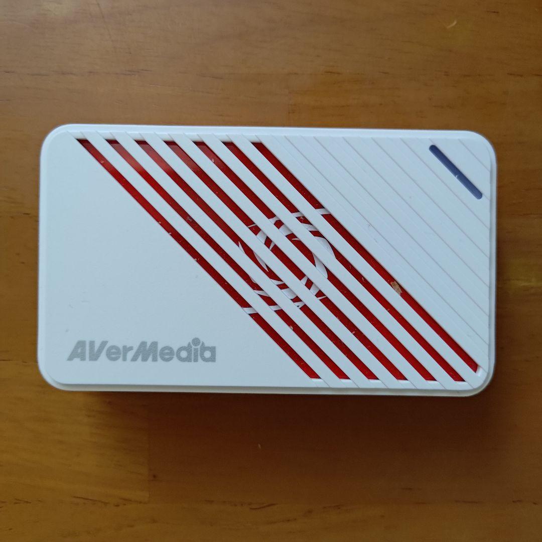 AVerMedia ビデオキャプチャー ホワイト/レッド