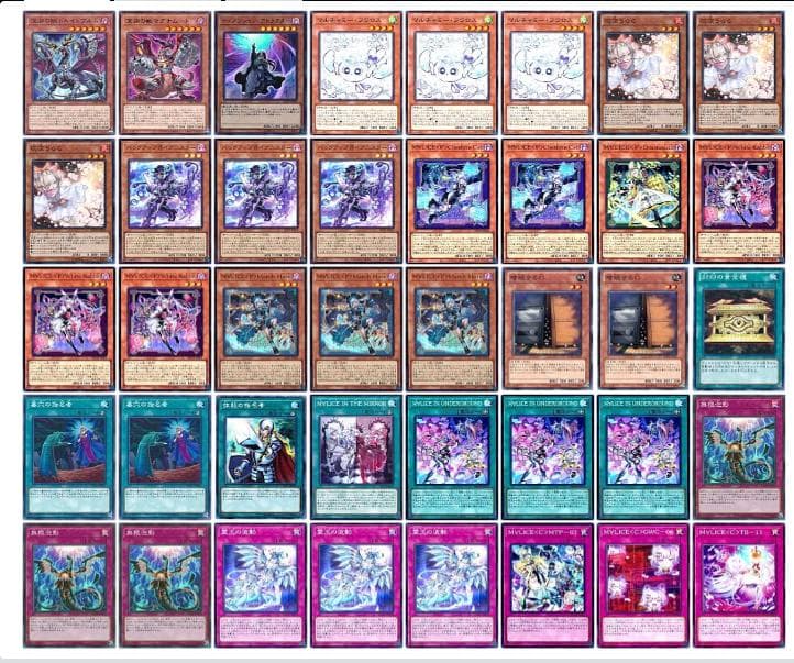 M∀LICEデッキ　マリスデッキ　構築済みデッキ　三重スリーブ