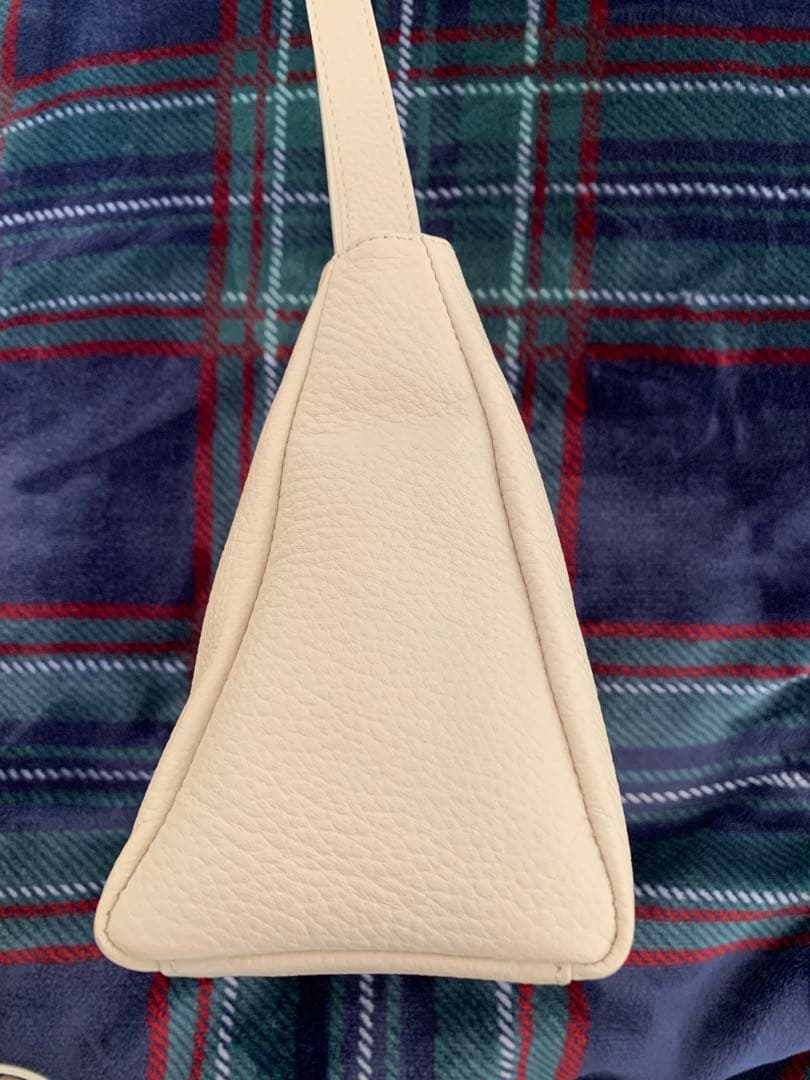 russet レザー2WAYショルダーバッグ アイボリー