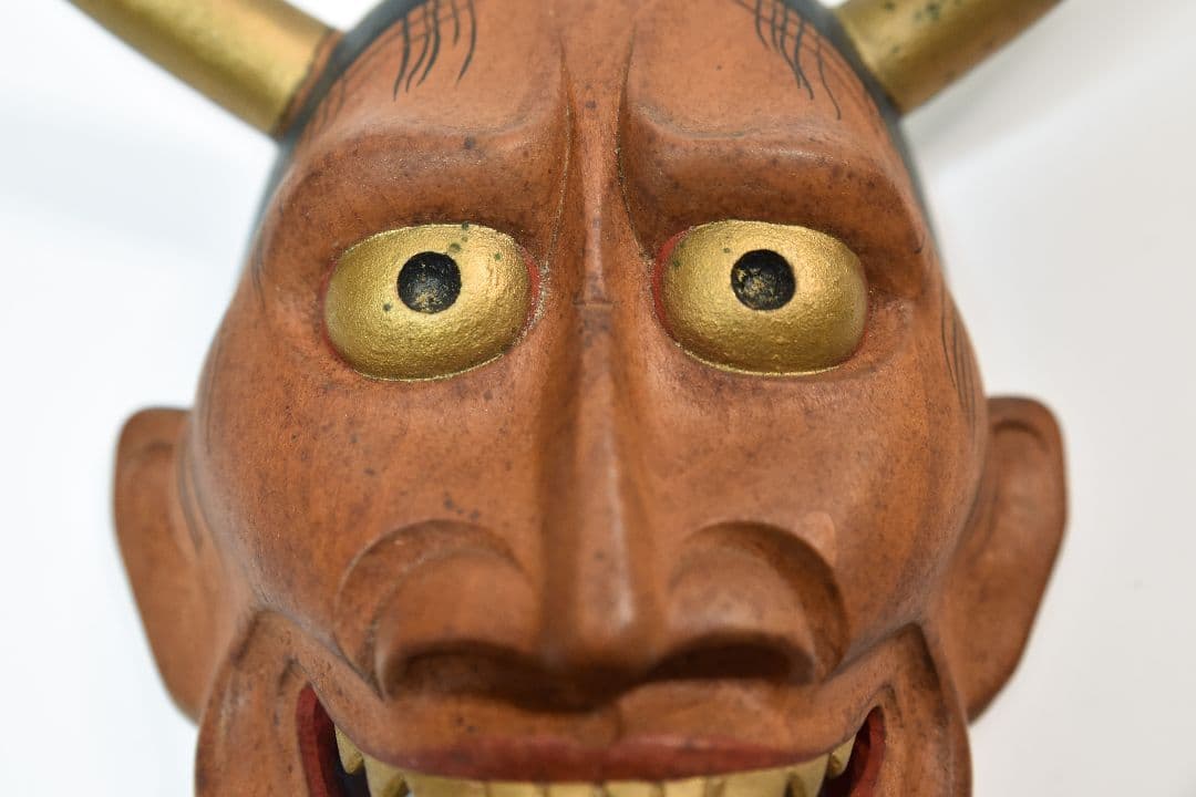 能面 般若 大雲作 箱付き 美品 (C5)