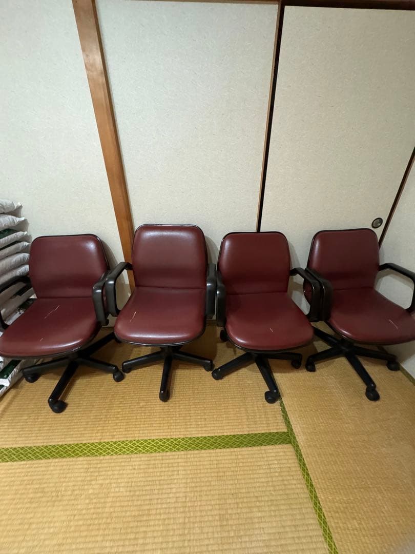 引き取りのみ！全自動麻雀卓用の椅子4脚セット