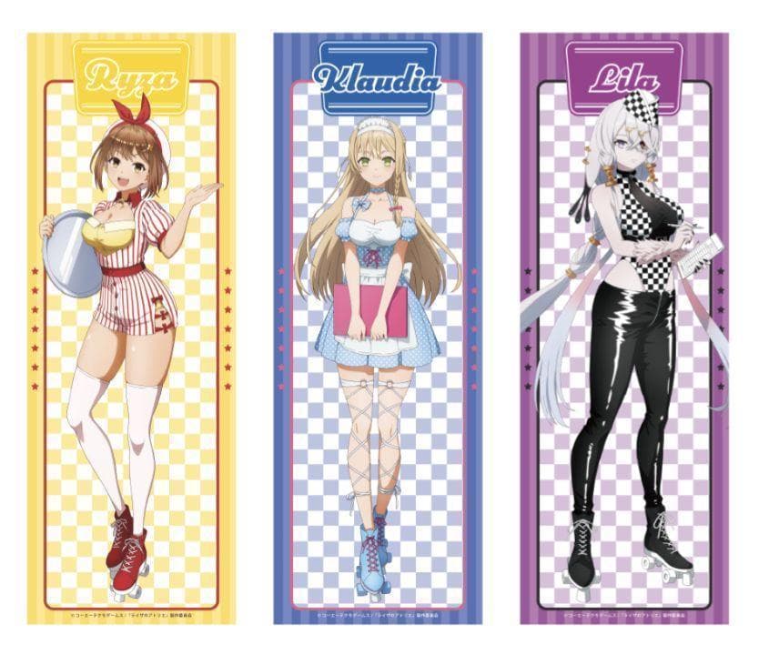 ライザのアトリエ SMILE BASE CAFE コラボ 長尺ポスター 全3種