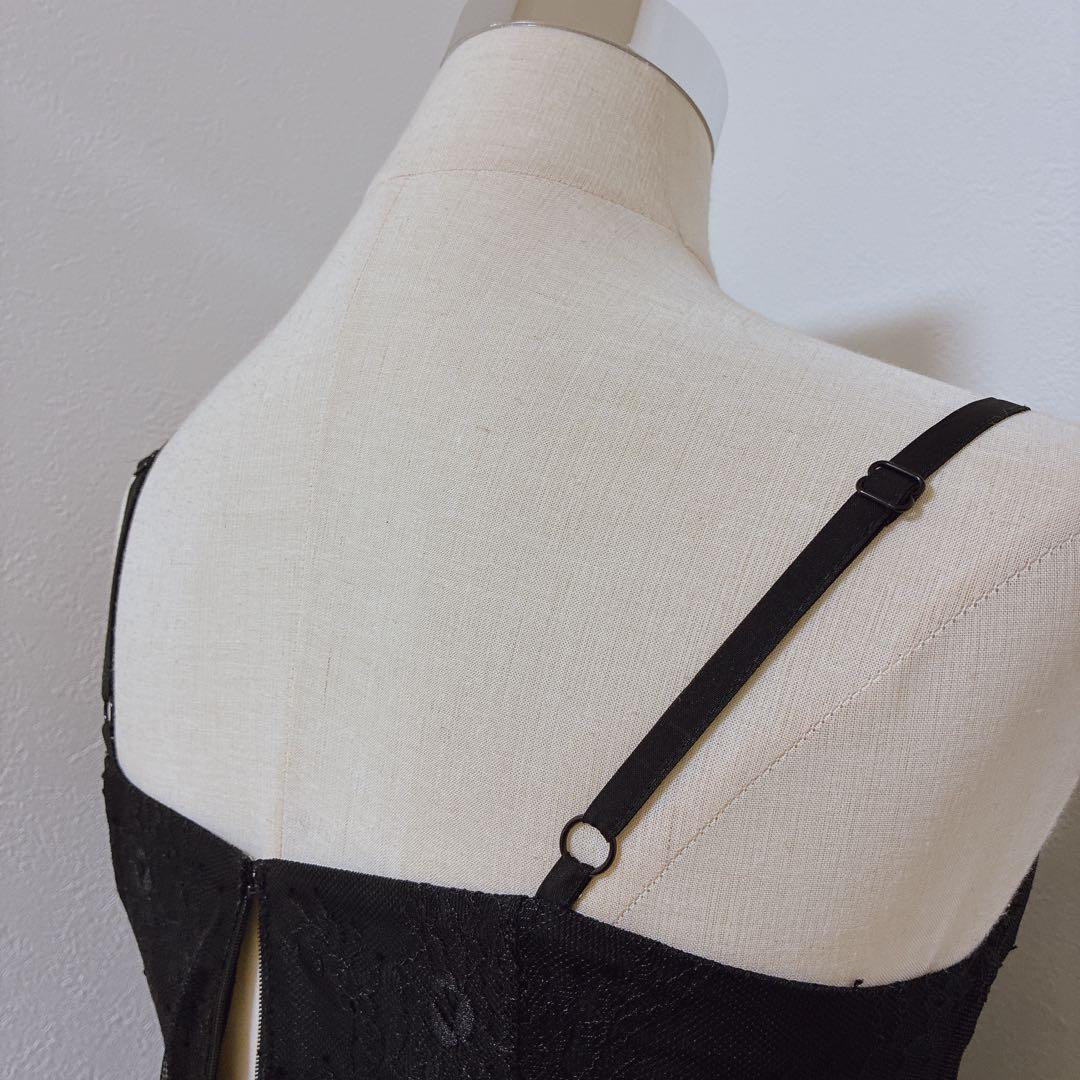 kanaカナブラック　3wayレースボレロセットフレアパーティードレス2点セット