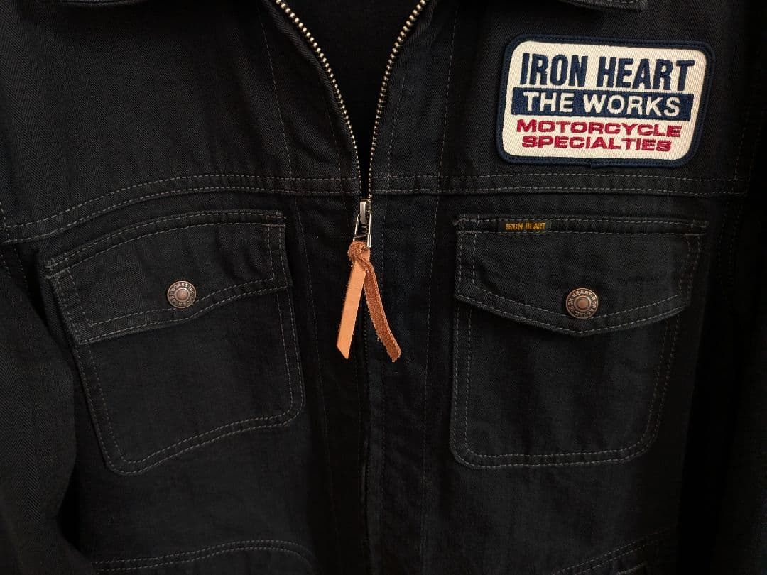 アイアンハート　ヘリンボーンワークジャケット　IRON HEART