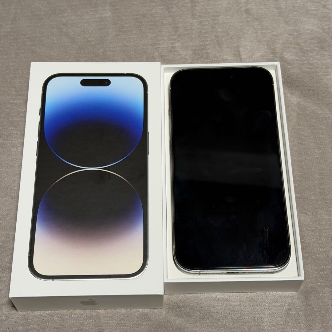 本児セールくiPhone 14 Pro ホワイト 本体 512GB＋箱・フィルム