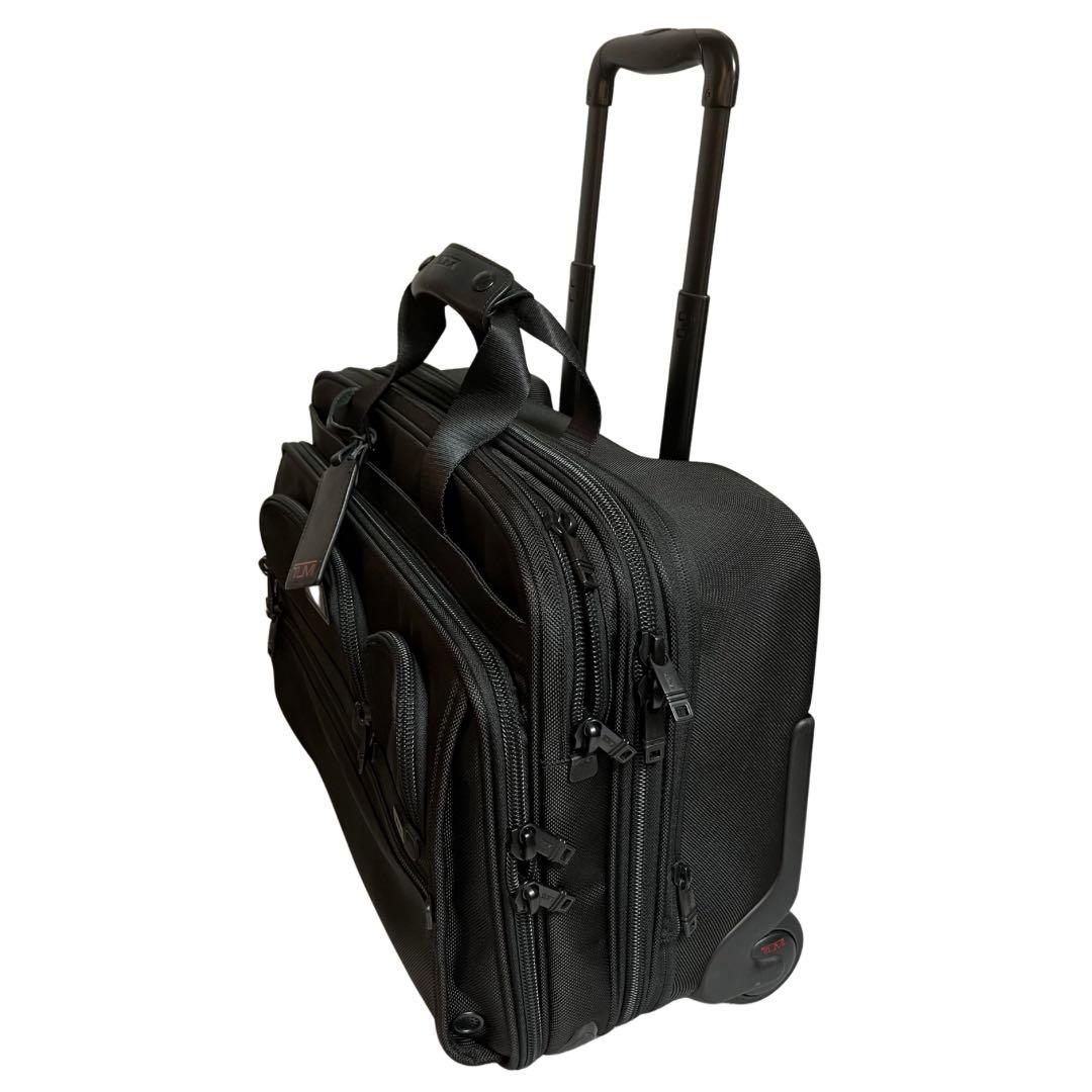 TUMI ビジネスキャリー 2輪キャリーバッグ PCスリーブ・ポーチ付属