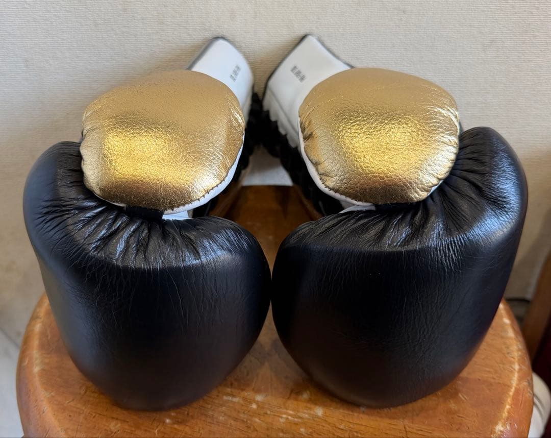 値下げPRIZE RING Pro-fight G10 プロ試合用 黒／ゴールド